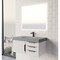 Castello Usa Thames 36-inch White Vanity Set with Gray Top and Black Handles CB-MC-36W-BL-20146-GR - alternate 6